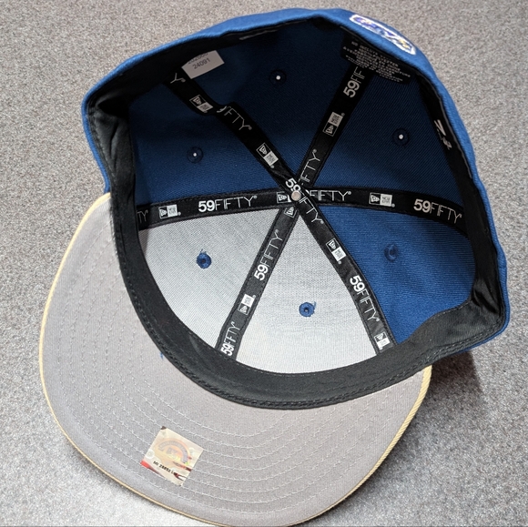 Rancho Cucamonga Quakes MiLB LA Angels New Era 59fifty Fitted Hat Cap Sz 7 3/4 - Picture 3 of 3